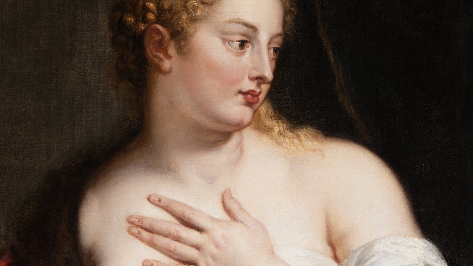 Detalle de la obra “Venus y Cupido” de Rubens 
