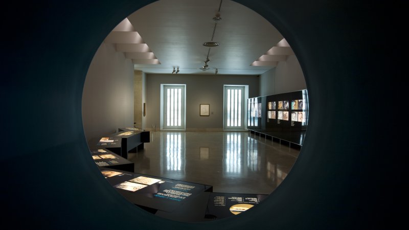 Special installation on the occasion of the technical study of Dix's work "Hugo Erfurth with dog"