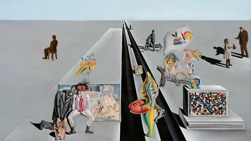 Salvador Dalí. Los primeros días de la primavera, 1929 Salvador Dalí. Los primeros días de la primavera, 1929