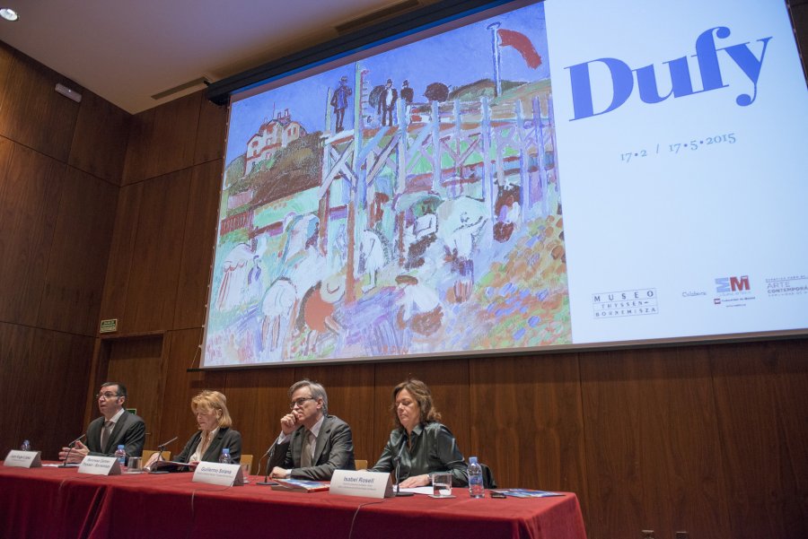 Rueda de prensa de Raoul Dufy Miniatura