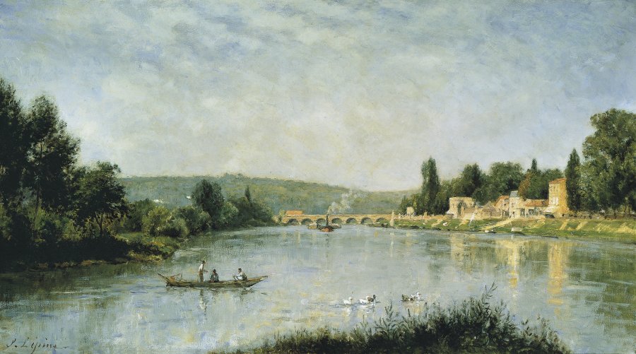 The Seine at the Pont de Sèvres