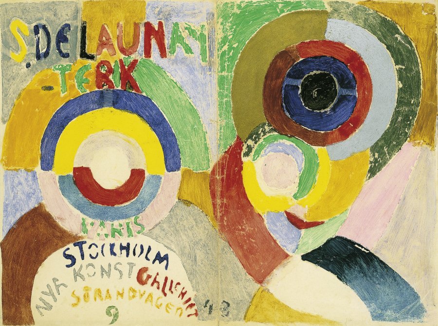 Sonia Delaunay. Cover Design for the Catalogue of the 1916 Stockholm Exhibition: Self-Portrait