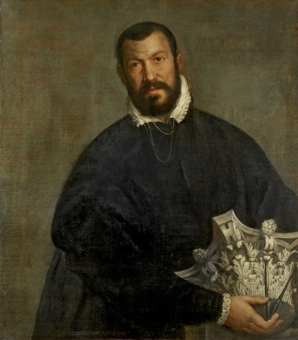 Portrait of the Architect Vincenzo Scamozzi. Paolo Veronés