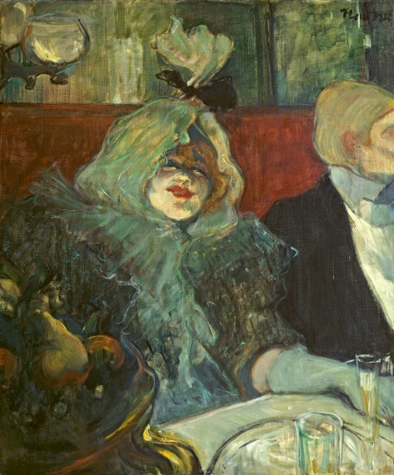 In a Private Dining Room (At the Rat Mort). Henri de Toulouse-Lautrec