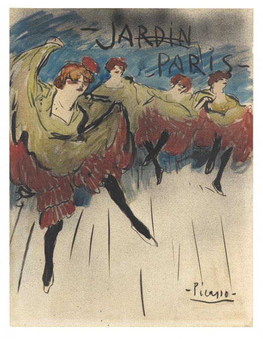 Jardin de Paris (Design for a Poster). Pablo Picasso