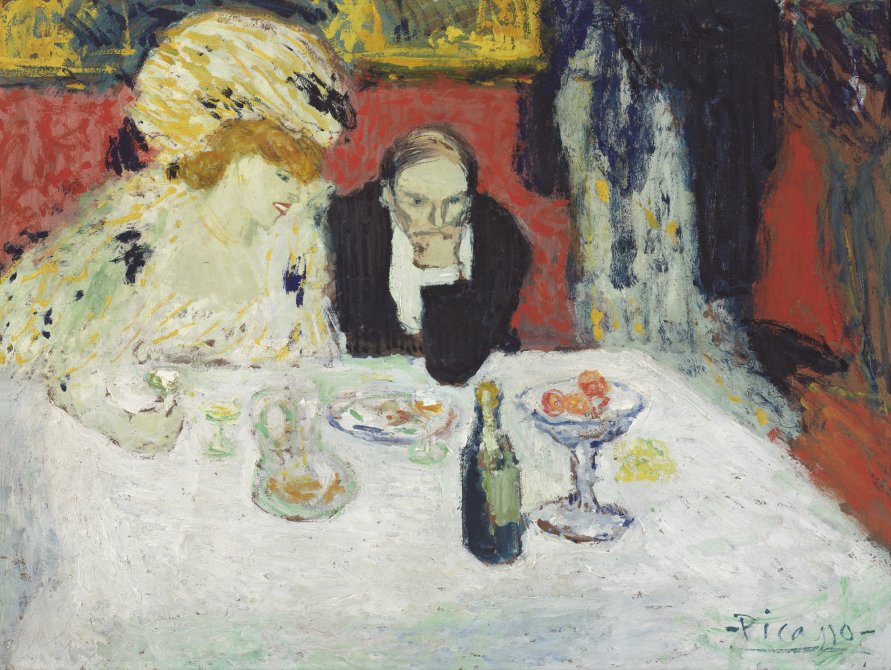 The Diners, París. Pablo Picasso