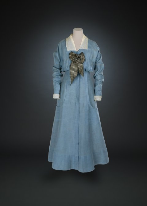 Day dress. Exhibition "Sorolla an Fashion", Museo Nacional Thyssen-Bornemisza