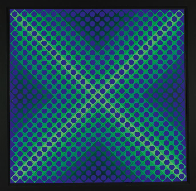 "Ferde", Victor Vasarely. The birth of Op Art. Museo Nacional Thyssen-Bornemisza