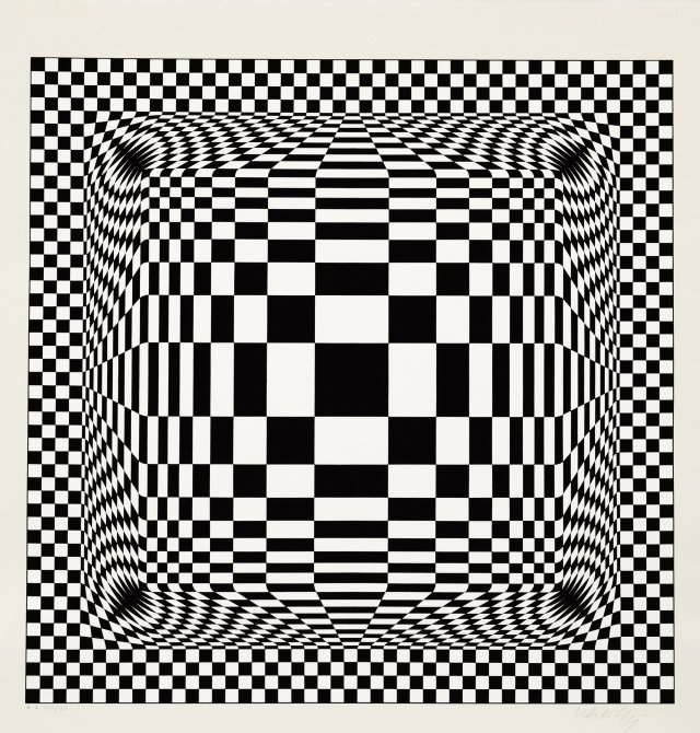 "Nora- Dell", Victor Vasarely. The birth of Op Art. Museo Nacional Thyssen-Bornemisza