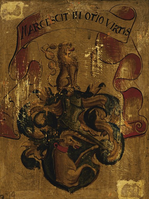 Coat-of-arms of the Reuss family. Wolf Huber