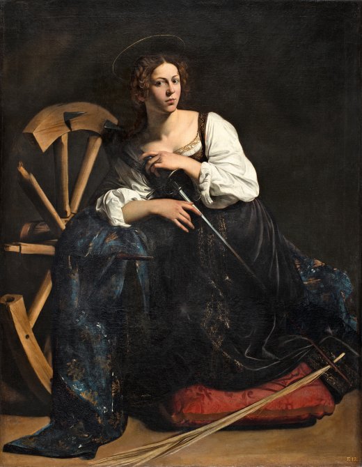 Santa Catalina de Alejandría. Caravaggio (Michelangelo Merisi)