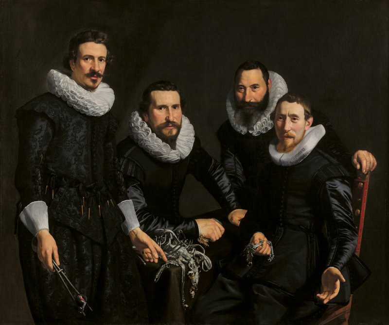 Headmen of the Amsterdam Gold- and Silversmiths’ Guild, Thomas de Keyser