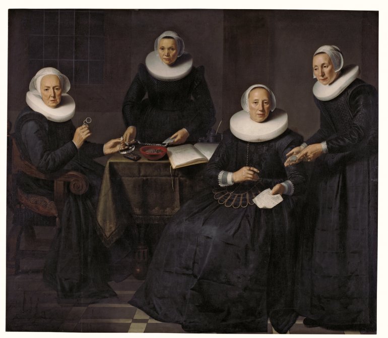 The Governesses and Wardresses of the Spinhuis, Dirck Santvoort