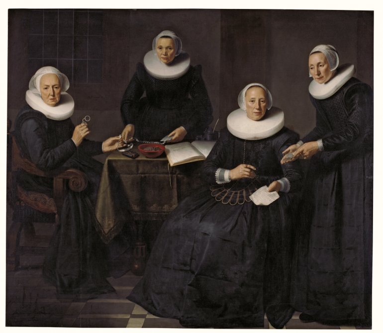 Gobernantas y celadoras de la Spinhuis, Dirck Santvoort