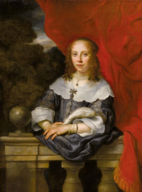 Retrato de una mujer, posiblemente Margaretha van Raephorst, Govert Flinck