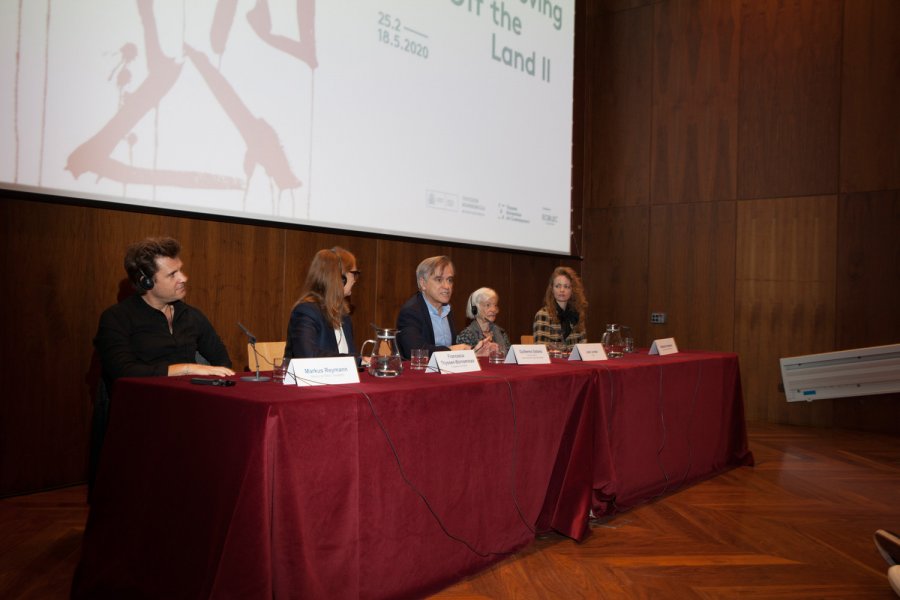 Rueda de prensa de la inauguración de la exposición Joan Jonas