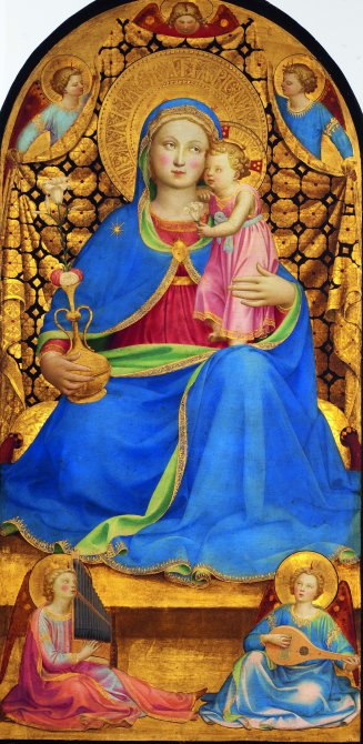 La Virgen de la Humildad. Fra Angelico (Fra Giovanni da Fiesole)