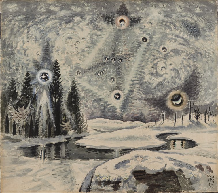 Orión en invierno. Charles Ephraim Burchfield