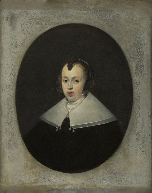 Retrato de una mujer a la edad de treinta años. Gerard ter Borch ii