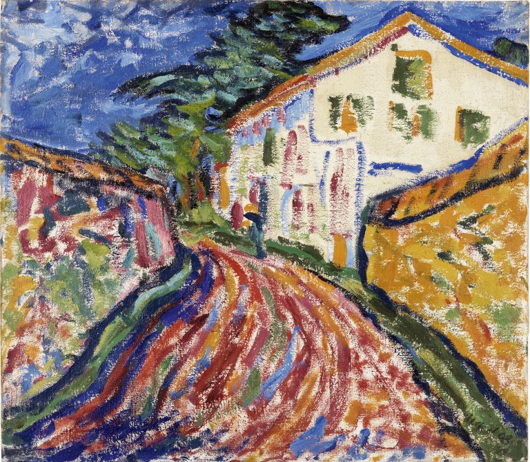 Casa en Dangast (La casa blanca). Erich Heckel