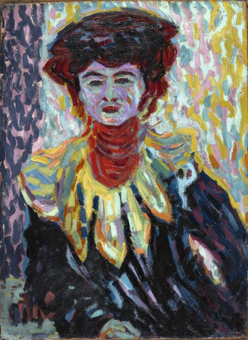 Doris con cuello alto. Ernst Ludwig Kirchner