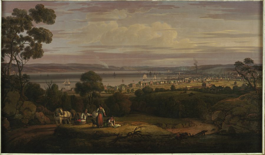 View of Greenock, Scotland, 1816