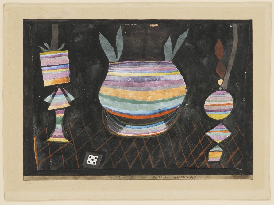 Naturaleza muerta con dado, 1923, 22. Paul Klee Naturaleza muerta con dado, 1923, 22. Paul Klee