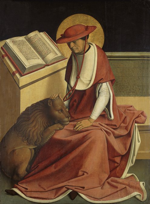 Saint Jerome as a Cardinal. San Jerónimo como cardenal, 1498