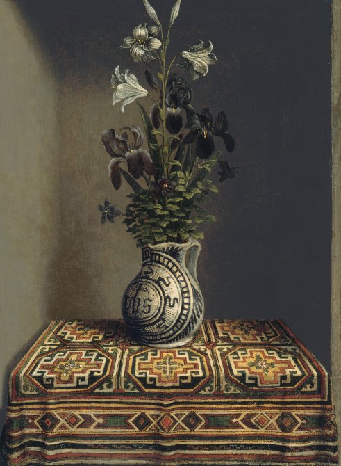 Florero (reverso). Hans Memling