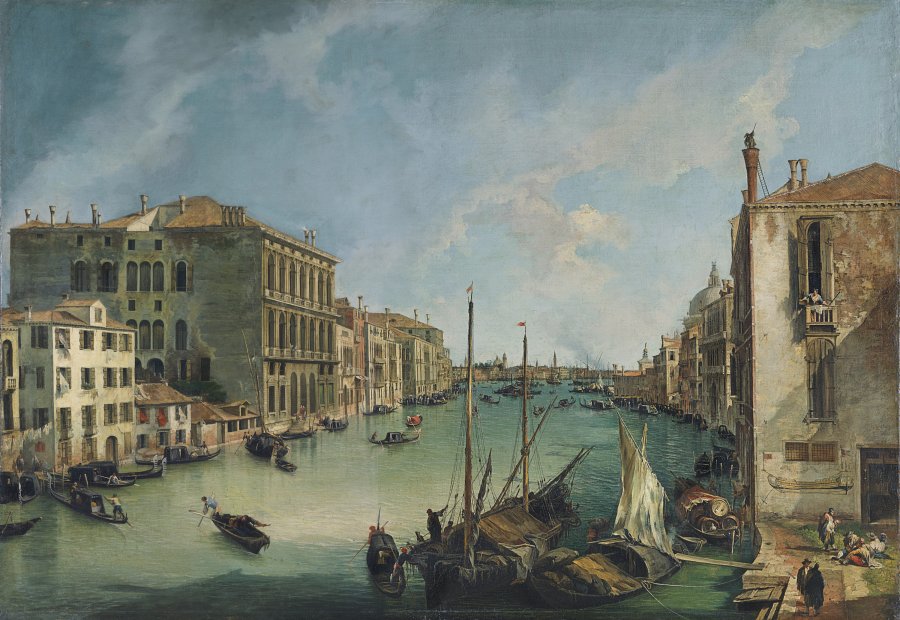 El Gran Canal desde San Vío, Venecia