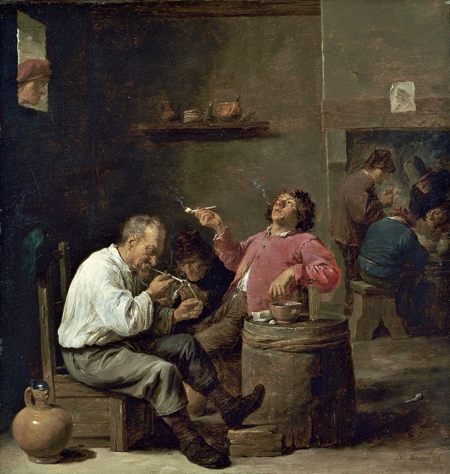 Smokers in an Interior