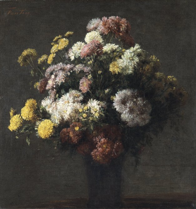 Vase with Chrysantemums