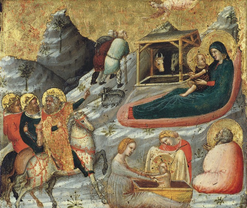 La Natividad y otros temas de la infancia de Cristo. Pietro da Rimini