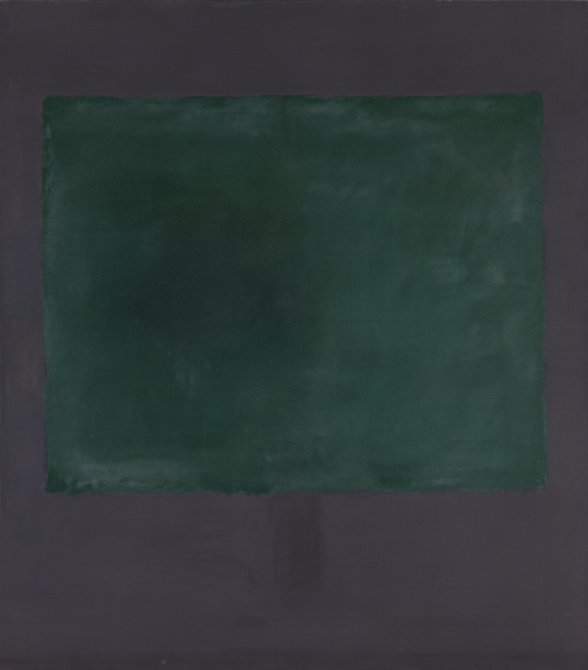 Sin título (Verde sobre morado)