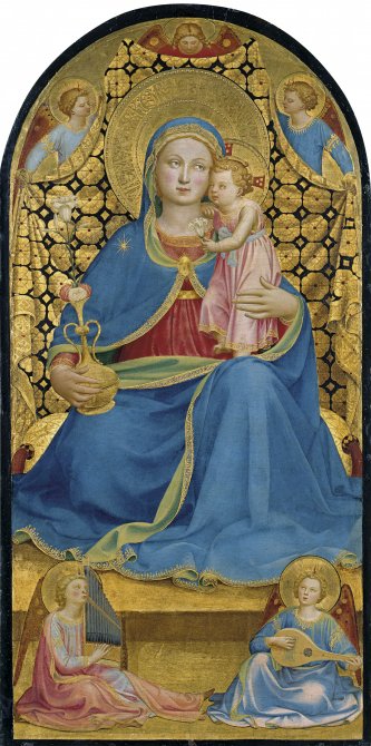 The Virgin of Humility. La Virgen de la Humildad, c. 1433-1435