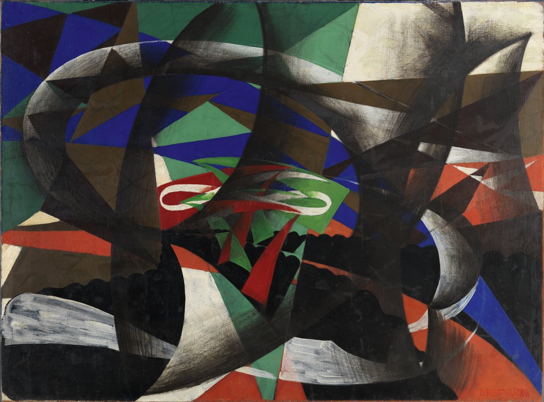 Manifestación patriótica. Giacomo Balla Manifestación patriótica. Giacomo Balla
