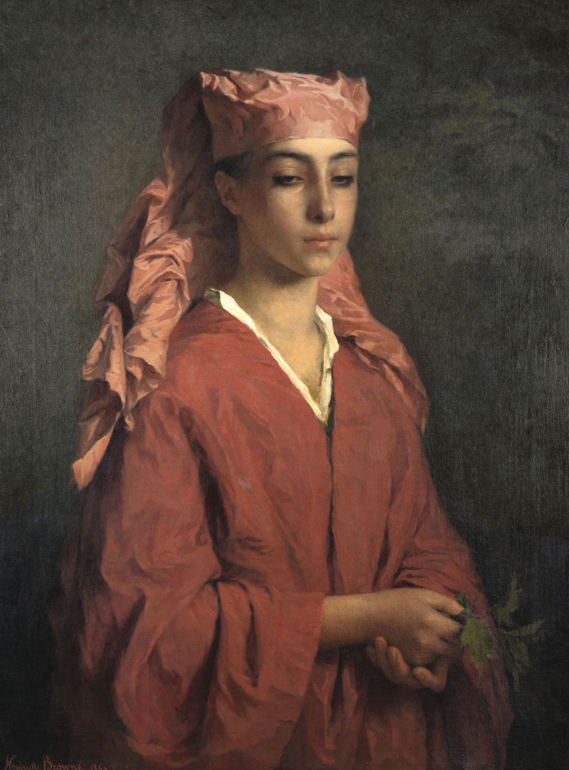 Henriette Browne. A North African Fellah Henriette Browne. A North African Fellah