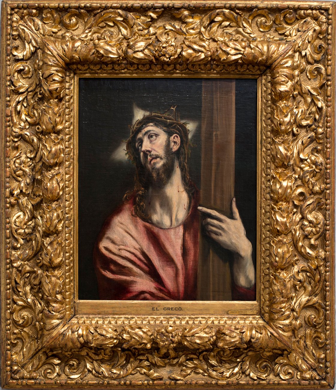 El Greco (Doménikos Theotokópoulos). Cristo abrazando la cruz El Greco (Doménikos Theotokópoulos). Cristo abrazando la cruz