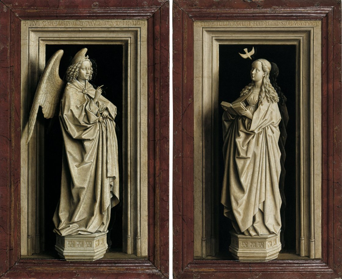 Jan van Eyck. The Annunciation Diptych Jan van Eyck. The Annunciation Diptych