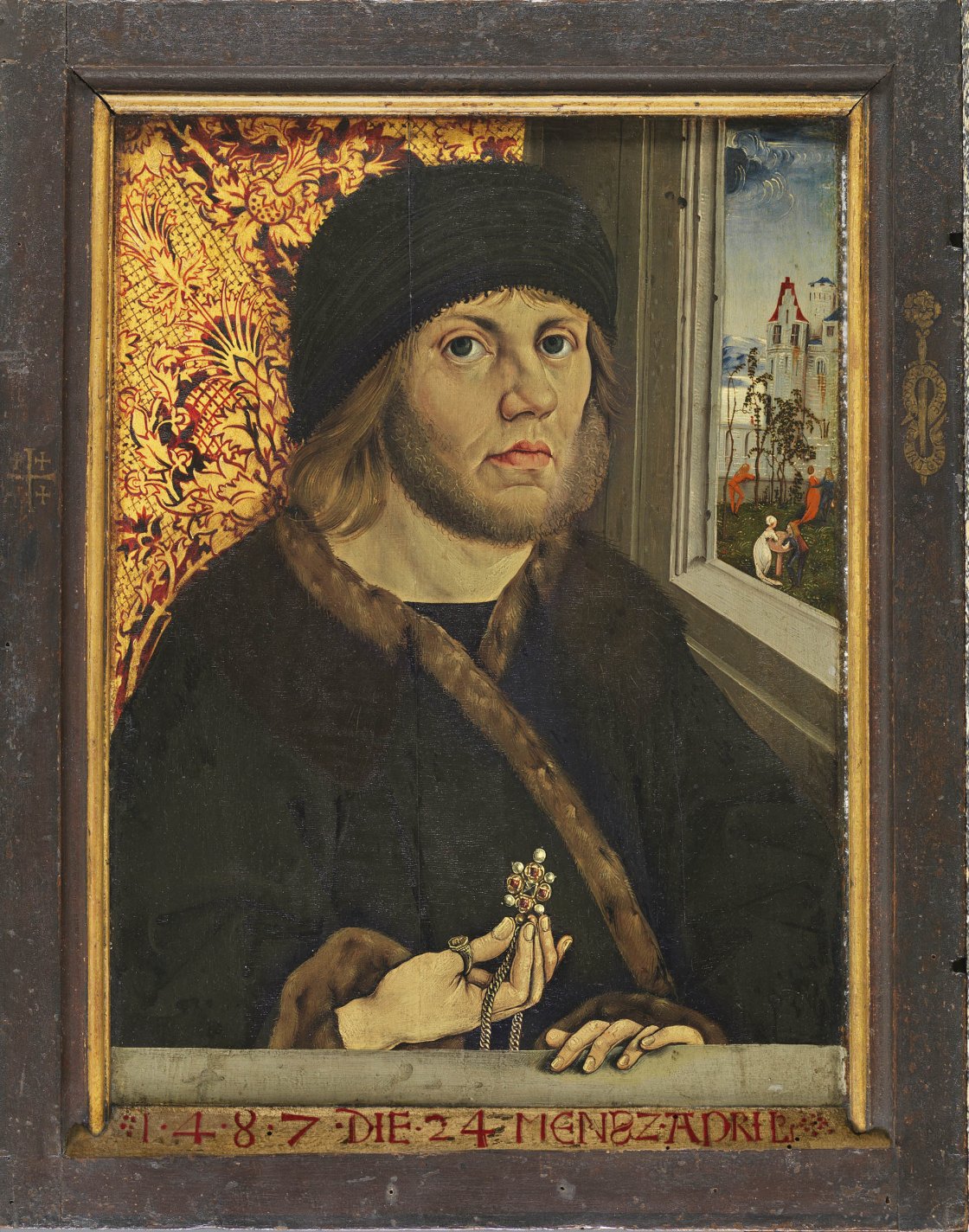 Wolfgang Beurer. Portrait of Johann von Rückingen (?) (recto) Wolfgang Beurer. Portrait of Johann von Rückingen (?) (recto)