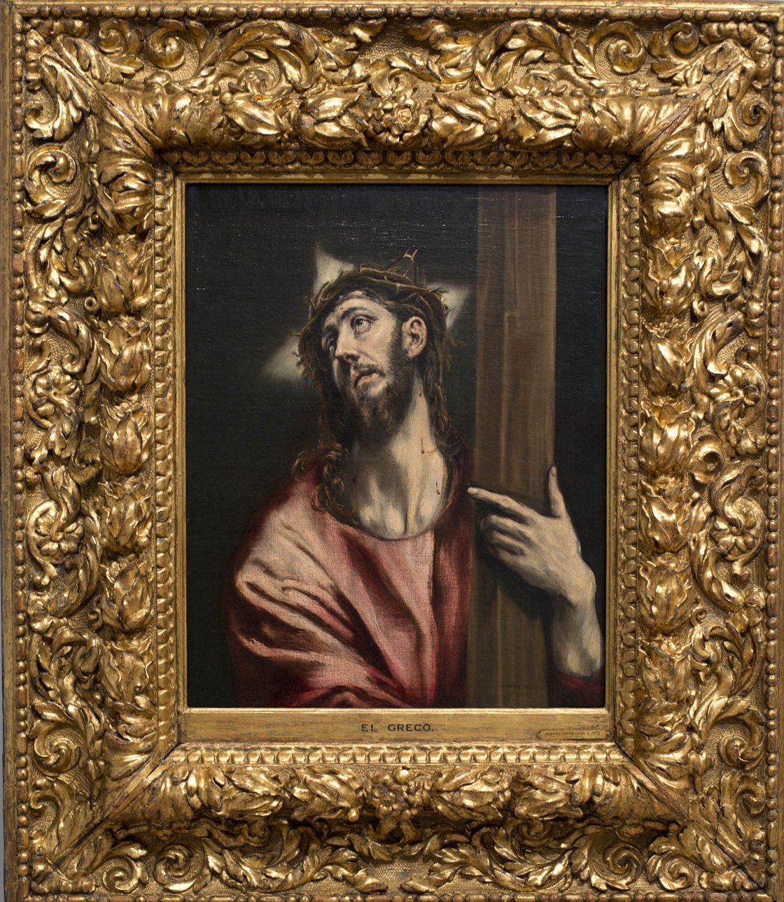 El Greco (Doménikos Theotokópoulos). Christ with the Cross El Greco (Doménikos Theotokópoulos). Christ with the Cross