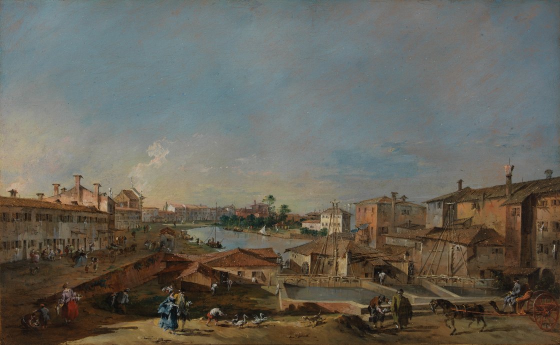 Francesco Guardi. The Lock Gates at Dolo, c. 1774–1776 Francesco Guardi. The Lock Gates at Dolo, c. 1774–1776