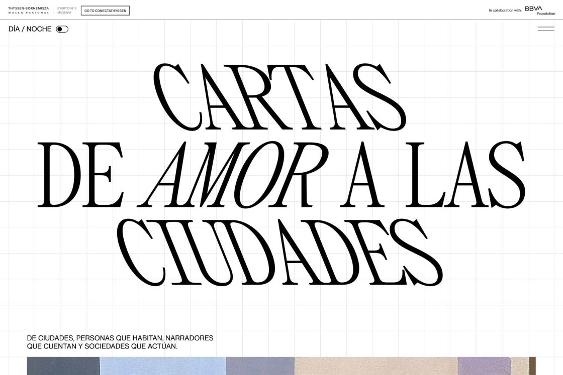 Documental web "Cartas de amor a las ciudades" Documental web "Cartas de amor a las ciudades"