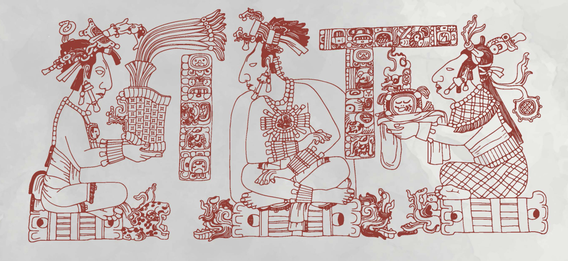 Ilustración escena de entronización (detalle) Ilustración escena de entronización (detalle)