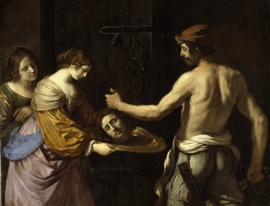 Guercino (Giovanni Francesco Barbieri). Salome Receiving the Head of St. John the Baptist, 1637 