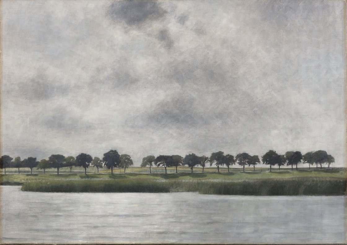 Vilhelm Hammershøi. Sun Shower, Lake Gentofte, 1903 Vilhelm Hammershøi. Sun Shower, Lake Gentofte, 1903