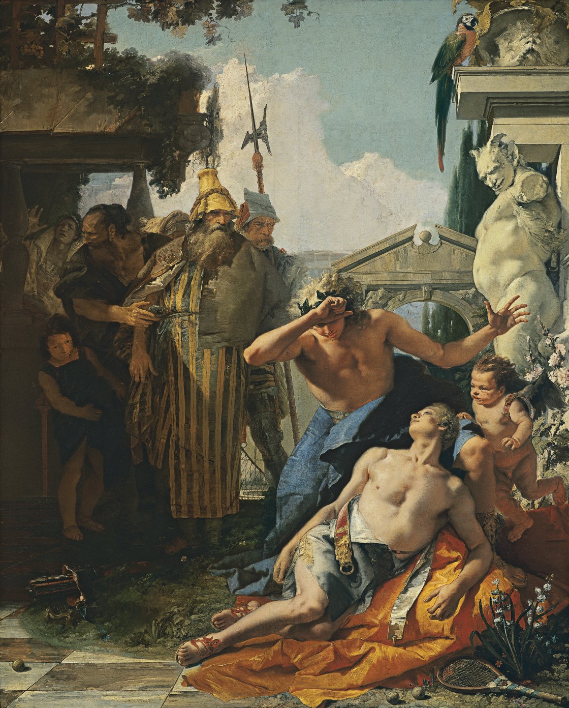 The Death of Hyacinthus. La muerte de Jacinto, ca. 1752-1753