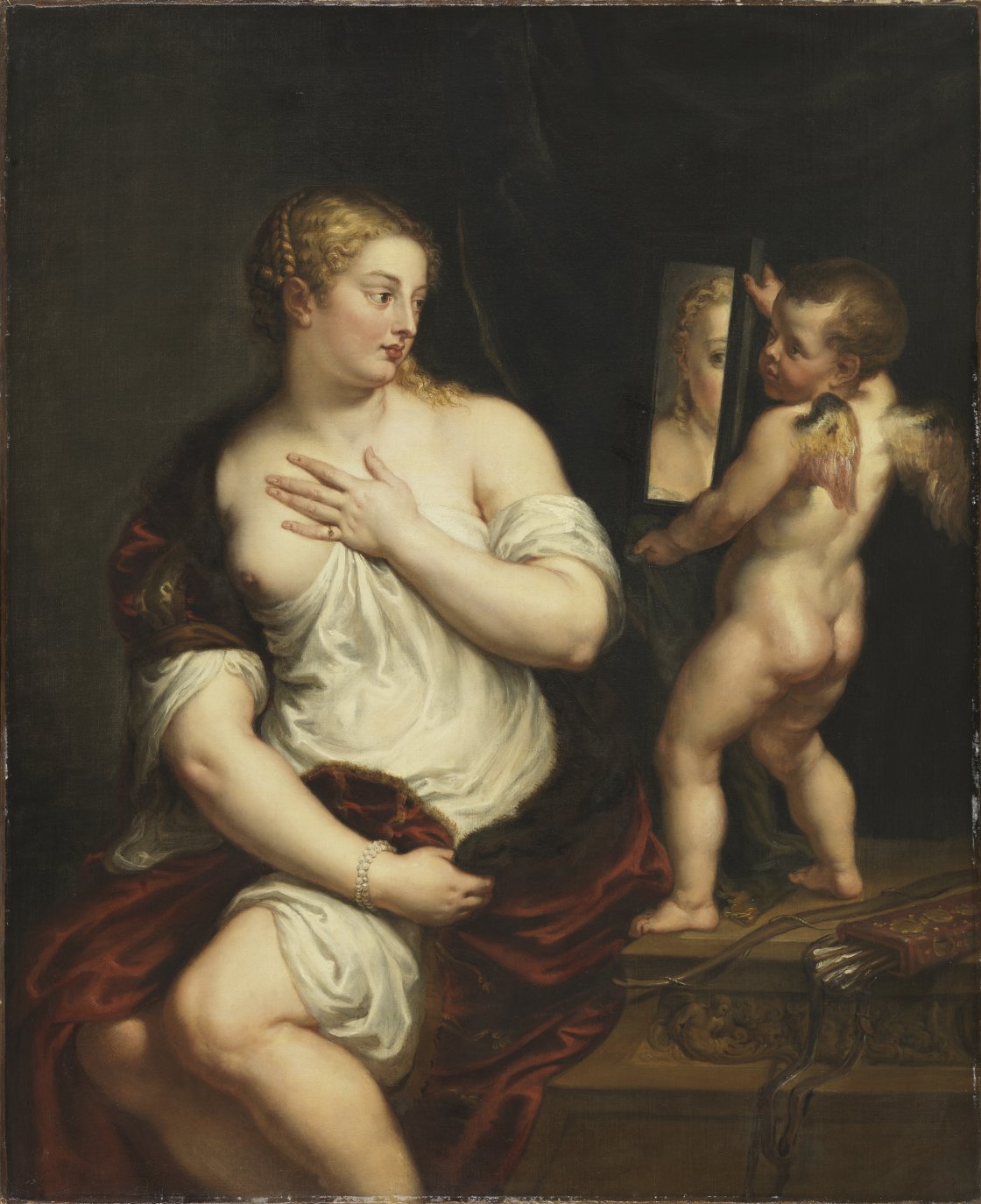 Venus and Cupid. Venus y Cupido, c. 1606-1611