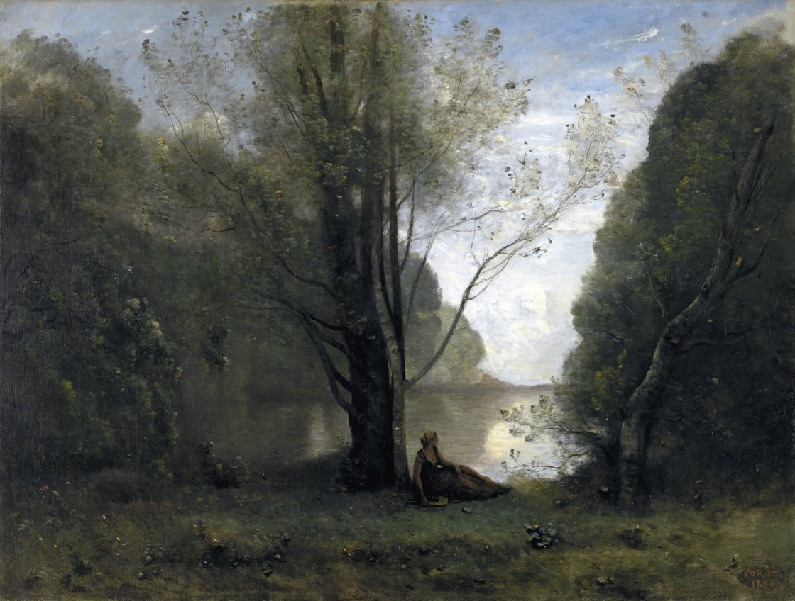 Solitude. Recollection of Vigen,  Limousin. La Soledad. Recuerdo de Vigen, Limusín, 1866