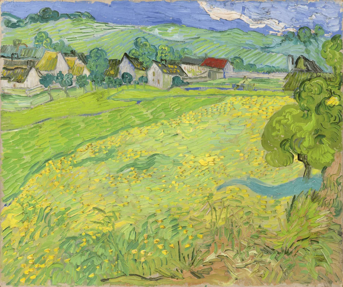 Les Vessenots in Auvers. Vincent van Gogh Les Vessenots in Auvers. Vincent van Gogh